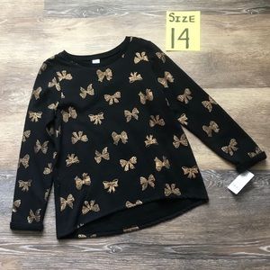 🛍NWT Carter’s Girls Sz 14 Crewneck Sweatshirt